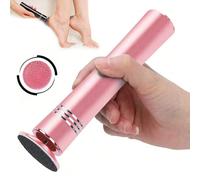 Lime à pied électrique sans fil, callosités de pied amovible rechargeable à main avec papier de verre et tête de meulage, broyeur de pied multifonctionnel, appareil de lissage de pied portable convena