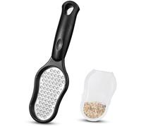 Lime à pieds avec récupérateur de peaux mortes, lavable et réutilisable, outil de pédicure professionnel pour le traitement du talon fissuré