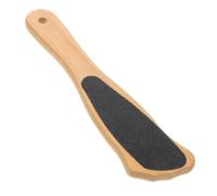 Lime à Pieds Double Face avec Manche en Bois, pour Callosités | Papier Abrasif, Usage Maison ou Institut, Retire Peaux Mortes et Rugosités, Style Moderne Minimaliste