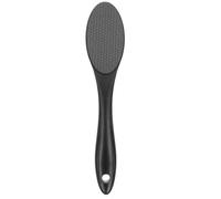 Lime à Pieds en Verre Nano ABS Noir, pour Callosités et Peau Morte | Réutilisable et Compacte, Usage Maison ou Salon de Pédicure, Pensée pour Hommes et Seniors