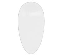 Lime à Pieds en Verre Nano Blanc pour Exfoliation Douce Quotidienne | Soins des Talons et Peaux Craquelées, Format Portable, Usage Voyage, pour Hommes et Travailleurs Debout