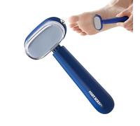 Lime à pieds - Poignée ergonomique double face sûre - Grattoir portable pour pieds morts - Élimination du talon sec pour femmes et hommes et voyages à la maison