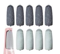 Lime À Pieds - Tête De Lime À Pieds - Rouleau Anti-callosités, Recharge De Meule | Cylindre De Ponçage De Pédicure À Quartz De Remplacement, Outil De À Double Texture En Pièces Avec Grain