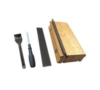 Lime biseautée pour frettes de guitare basse Couleur bois 3 23 35 degrés