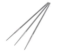 Lime de tronçonneuse en acier Tbest - Affûteur de fichiers de chaîne de tronçonneuse à roulement rond - 3pcs/set