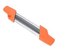 Lime de tronçonneuse Lime d'affûteuse de tronçonneuse portable 2 en 1 de 5,2 mm pour STIHL 5605750 4303 3/8 po P et 0,325