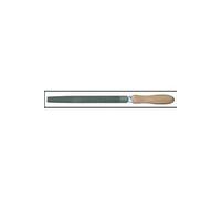 Outifrance - Lime demi-ronde, manche bois, 150 mm, 1/2 DX G