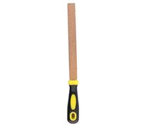 Lime diamantée plate de 6 à 12 pouces pour métaux durs, bois et plastiques - outil manuel de rectification de précision et d’ébavurage avec poignée ergonomique, idéal pour le (20,3 cm/8 pouces)