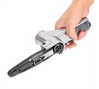 Lime électrique Filaire, 10 x 330 mm Petite Ponceuse à Bande de Ponçage Pneumatique Portable avec Lime Polie pour Divers équipements D'entretien éclaircissant le Nettoyage