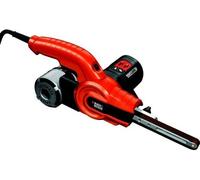 Lime électrique filaire 350W BLACK+DECKER - Interrupteur Anti-Poussiere + 3 Bandes Abrasives - KA900E-QS
