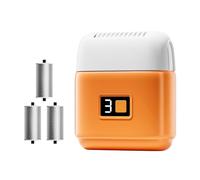 Lime électrique rechargeable - Broyeur électrique pour les pieds | Brosse à pied à trois têtes | Machine à enlever les callosités des pieds | Éliminateur électrique de callosités des pieds, broyeur