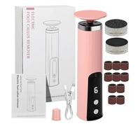 Lime électrique rechargeable par USB pour les pieds - 1000 tr/min - Arrêt automatique - Sans danger pour les peaux sensibles - Outil de retrait de peau morte - Grinder à pieds