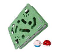 Lime Griffoir Pour Chats | Jouet Griffoir Labyrinthe Silencieux,Avec 2 Balles À Clochette Puzzle En Feutre Pour Griffes | Pour Chatons Et Chiens De Toutes Tailles Protège Meubles Tapis Canapé Intérieu