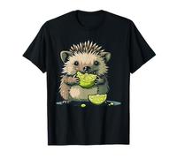 Lime Hérisson Animal Art Wildlife Motif Nature Amoureux de citron vert T-Shirt