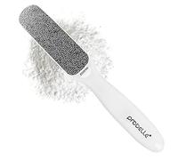 Lime hypoallergénique à deux côtés en nickel pour la coupe des callosités et l'élimination des callosités Taille réelle rouge, White