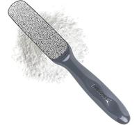 Lime hypoallergénique à deux côtés en nickel pour la coupe des callosités et l'élimination des callosités Taille réelle rouge, Gray