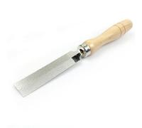 Lime losange diamantée, lime à bords revêtus de diamant, outils de façonnage à la main avec poignée en bois pour métal, pierre, bois (10,2 cm)