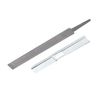 Lime Plate, 2 Pièces Kit d'outils d'affûtage de Tronçonneuse Universel, Jauge de Profondeur de Scie à Chaîne, Ensemble de Limes Plates, Kit d'affûtage de Tronçonneuse Universel
