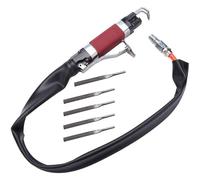 Lime pneumatique, scie à corps à lime alternative à air, lime à scie à corps à air pour machine alternative, outils de ponçage de polissage de meulage avec 20 limes pour la coupe du bois et du métal