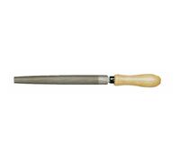 Lime pour métaux tendres demi-ronde 910 à manche bois - mi-douce - 25x7 mm MOB