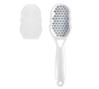 Lime pour pieds, Fichiers de pied, Râpe à pied professionnelle - Callus Remover pour pédicure avec couvercle anti-dégâts pour callosités des talons secs et humides, peau morte et craquelée (blanc)