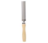Lime rhombique diamantée, manche en bois, métal, verre, meulage, travail du bois, outil de jardin (4 pouces)