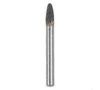 Lime rotative à double fente avec tige de 6 mm, pour les matériaux durs comme l'acier et le fer (6 mm)