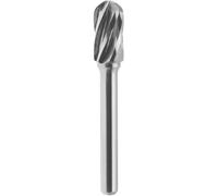 Lime rotative cylindrique HM aluminium pointe spherique 8x20 mm tige 6