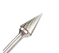 Lime rotative en alliage YG8 1 pièce MX type double fente en carbure de tungstène tête de meulage for sculpture sur bois fraise en métal dur for cuivre(6PCS (MX06-16))
