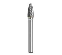Lime Rotative En Carbure De Type F/FX, Lime En Spirale, Sculpture Sur Bois, Acier Au Tungstène, Outil De Tête De Meulage, Bavure De Soudure, Chanfrein, Fraise De Dérouillage, 1 Pièce(Single slot 8MM)