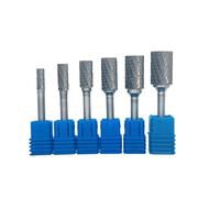 Lime Rotative Tête de Type A/AX 6mm, en alliage carbure, lime rotative, fraisage, mèche sculpture, fraise, outils abrasifs(AX1225M06)