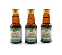 Lime Vodka Style Flavour - 3x25ml Essence Sans Alcool, Arôme de Citron Vert pour Vodka & Cocktails, Extrait d’Agrume