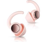 LIMEHO Bouchons d'oreilles de concert - 30 dB - Hi-Fi - En silicone - Pour dormir, festivals, moto, voyage et concentration - Rose clair