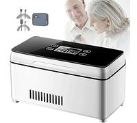 LIMEID Mini boîte réfrigérée d'insuline de réfrigérateur de médecine d'usb pour Le Refroidisseur portatif d'insuline de Voyage pour Le réfrigérateur de Drogue de Thermostat de Voiture 2-8℃,1*Battery