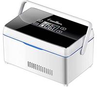 LIMEID Réfrigérateur Portable à Insuline, Refroidisseur D'insuline, Mini Glaciere, Contrôle Intelligent de La Température 0-18 ° C, Utilisée pour La Réfrigération des Médicaments,2*Battery