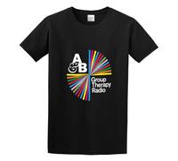 Limeiren Above and Beyond Group Therapy Unisex 100% Cotton Short-Sleeve T-Shirts Black L