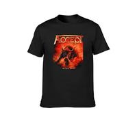 Limeiren Accept Blind Rage 2014 Album Cover Unisex 100% Cotton Short-Sleeve T-Shirts Black S