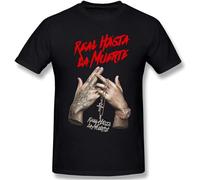 Limeiren Anuel AA Summer Unisex 100% Cotton Short-Sleeve T-Shirts Black XL