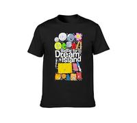 Limeiren Battle for Dream Island Poster Unisex 100% Cotton Short-Sleeve T-Shirts Black XXL