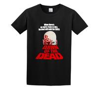 Limeiren Dawn of The Dead Romero Zombie Movie Unisex 100% Cotton Short-Sleeve T-Shirts Black XL