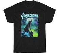 Limeiren Goosebumps The Werewolf of Fever Swamp Unisex 100% Cotton Short-Sleeve T-Shirts Black XXL