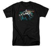 Limeiren Grimm Police Drama TV Series Storytime is Over Unisex 100% Cotton Short-Sleeve T-Shirts Black M