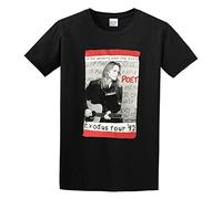 Limeiren Mike Peters Exodus Tour 1992 The Alarm Unisex 100% Cotton Short-Sleeve T-Shirts Black M