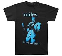 Limeiren Miles Davis Kind of Blue Unisex 100% Cotton Short-Sleeve T-Shirts Black XL