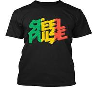 Limeiren Popular Steel Pulse Roots Reggae Music Graphic Unisex 100% Cotton Short-Sleeve T-Shirts Black L