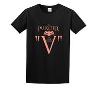 Limeiren Puscifer V is Vagina Unisex 100% Cotton Short-Sleeve T-Shirts Black XL