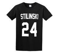 Limeiren Stilinski 24 Stiles Stilinski DOB Date of Birth Unisex 100% Cotton Short-Sleeve T-Shirts Black S