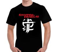 Limeiren Strapping Young Lad Metal Logo Unisex 100% Cotton Short-Sleeve T-Shirts Black M