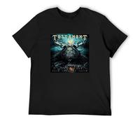 Limeiren Testament Dark Roots of Earth Band Unisex 100% Cotton Short-Sleeve T-Shirts Black L