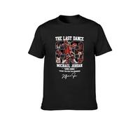 Limeiren The Last Dance 23 1984 1998 Thank You for The Memories Unisex 100% Cotton Short-Sleeve T-Shirts Black L